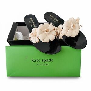 Kate Spade Jaylee Sandals with Cream Flowers Brand New with box  Size 10